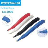 KW-TRIO Portable Magnetic Staple Remover Push Style Less Effort Staples Removal Tool for Home Office School Supplies Stationery