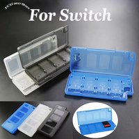 YUXI 1/2PCS 10 in 1 Card Holder Game Card Protective Storage Case Cover for Switch Game Card Holder Case Organizer