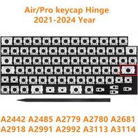 New Keyboard White Scissor Clips Hinge Set Replacement For Macbook A2442 A2485 A2779 A2780 A2681 A2918 A2991 A2992 A3113 A3114