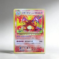 PTCG DIY Anime Original Self-made Game Collection Cards Original Charizard Reprint Fire Spin Japanese Version Birthday Gift