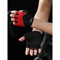 AliExpress Breathable Short Finger Cycling Gloves, Thickened Palm Pad, Shock-Absorbing And Anti Slip Outdoor Sports Gloves