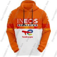 Orange Ineos Grenadiers 2026 Team Hoodie Men Casual Sweatshirt Autumn Hoodies Cycling Clothing Hoody Streetwear Sportswear