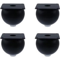 4Pcs Steel Ball Pattern Furniture Leg For Sofa Bed Cabinet Coffee Bar Table