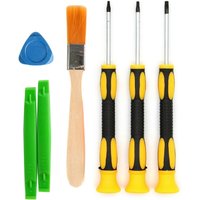 7Pcs/Set T8 T6 T10 Screwdrivers Kits with Opening Prying Tool and Cleaning Brush for X-Box One/360 PS3 Game Console Repair