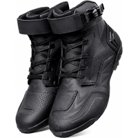 Men's Motorcycle Boots New Breathable Leather Men Motorcycle Shoes Rubber Anti Slip Motorbike Riding Boot Motos Sports Shoes