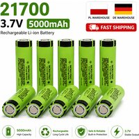 21700 3,7V 5000mAh Wiederaufladbare Lithium-Ionen-Batterie 40A Hochleistungs-Akkuzelle, EU-Lagerbestand Schneller Versand, Geeignet für Elektrowerkzeuge, Taschenlampen, tragbare Elektronik,