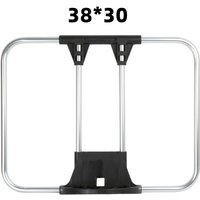 AliExpress NONE Bicycle Front Racks For Brompton Folding Bike Bags Bracket Backpack Carrier Block Flat Frame Aluminum Alloy 38x30cm
