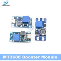 1/3/5/10PCS MT3608 DC-DC Step Up Converter Module Adjustable Boost 2A Max Power Supply Board 2V-24V To 5V 9V 12V 28V Booster