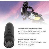 AliExpress NONE Bike Helmet Camera Motorcycle Helmet Camera 170 Deg Wide Angle 7 Hours Recording IP67 960P Bike Video Camera for Outdoor Sports
