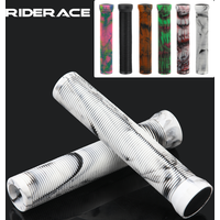 165mm Rubber Bicycle Grips For 22.2mm Scooter BMX Lengthening Soft Non-Slip Shock-Absorbing Mountain Bike Handlebar Cover