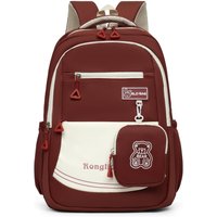 2026 New Large Capacity Lightweight Dual-Shoulder Backpack for Junior High School Girls Campus High Aesthetic Value School Bag