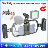 SmallRig Universal Mobile Phone Cage For iPhone 17/16/Pro max For Sartphone Vlogging Cage W Cold Shoe for LED Light Tripod 2791