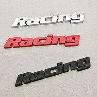 3D Metal Car Styling Logo Racing Badge Eemblem Sticker Auto Motorcycle Truck modification Accessories