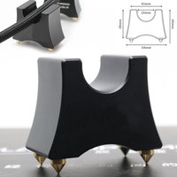 New Cable Tray HIFI Hold Speaker Power Wire Cable Tray Stand Spike Support Frame Aluminum Trailing Pad Absorber Audio Spikes