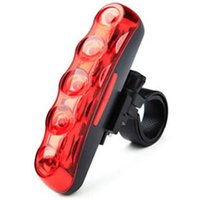 AliExpress cycle zone 5 LED Bicycle Taillight Bike Rear Light Night Riding Safety Warning Rear Lamp Cycling Lamp MTB Road Bike Parts and Accessories