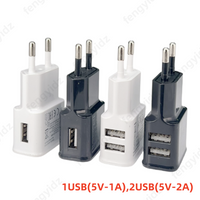 Adaptateur d'alimentation universel 5V USB, double chargeur de téléphone USB, adaptateur d'alimentation AC DC 5V pour téléphone Android