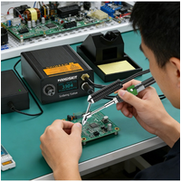 T12A Desoldering Gun Station, Smart Hot Air Welding Iron Pen with STM32 Chip, Electric Soldering & Desoldering Repair Tool