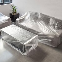 plastic furniture Dust Cover Outdoor Garden Furniture Protector Cover Waterproof Dustproof Chair Cover Chair Sofa Bed