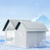 Cat Air-conditioned Room Cooling Artifact Cool Feeling Summer Cat Litter Dog Closed Pet Bed Sleeping Nest Air-conditioned House