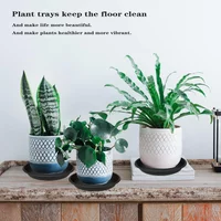 High-quality Plastic Plant Saucer Round,Flower Pot Trays for Indoor Outdoor,Waterproof Garden Supplies for Flowerpot DripTray