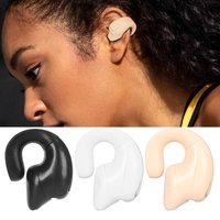 Wireless Earbuds Bluetooth 5.3 Single Ear Clip Lightweight Ergonomic One Button Bluetooth Earbuds for Music for Running