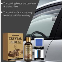 9H Graphene Ceramic Coating for Cars 100ml Crystal Serum Nanotechnology Super Gloss Hydrophobic Detailing Kit for Car 2PCS