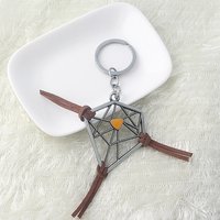Game Death Stranding Dreamcatcher Keychain Sam's Dream Catcher Metal Pendant Amulet Amelie Bridget Keyring Car Jewelry