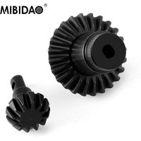 MIBIDAO 24T+12T 40CR Steel Axle Gear for FMS FCX18 1/18 FCX24 1/24 RC Car Upgrade Parts