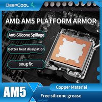 Deepcool AM5 Thermal Paste Guard CPU Cooler Armor AMD For 7950X 7900X 7700X 7600X Chips Heatsink Cover Copper