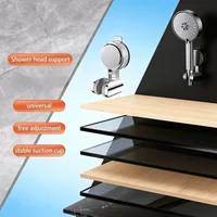 Suction Cup Universal Shower Head Holder Support Adjustable Strong Adhesive Relocatable Wall Mount Bracket Bathroom Accessories