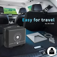 Starlink Mini Portable Waterproof Hard Case 13'' Shockproof Travel Storage Bag with Custom Foam for Dish Kickstand Adapter Cable