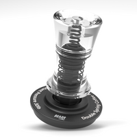 BEARR Coffee 30IbTamper Ripple Base Constant Pressure Espresso 51/53.75/58.35 TamperCalibrated Spring Loaded Home Barista tools