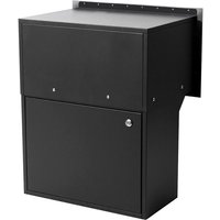 Commercial Recessed Heavy-Duty Wall Mount Mailbox Durable Large Capacity Parcel Drop Box for Secure Mail Storage