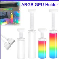 ARGB Graphics Card Bracket 5V 3Pin Universal GPU Brace Support Adjustable Telescopic Rotary Stand GPU Video Card Holder