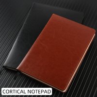 A5/B5 Leather Business Notebook 2Colors 80Pages Journal Agenda Organizer Student Stationery Supplies