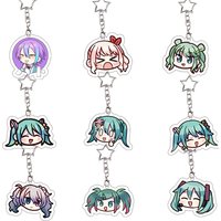 Project SEKAI Acrylic Keychain Hatsune Miku Cartoon Game Cosplay Props PJSK Anime Cartoon Honami Rui Pendant Birthday Gift