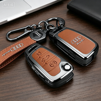 For Audi A1 A3 A4 8P 8L 8V A5 B6 B7 A6 A7 C5 C6 Q3 Q5 Q7 4F S3 S4 S6 RS3 TT Car Key Case Shell Protector Cover Car Stickers