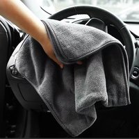 Serviette de lavage de voiture en microcarence haut de gamme, ourlet de séchage pour livres, soins de voiture, détails, 35cm x 75cm