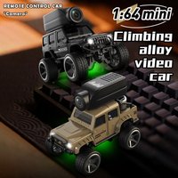 1:64 Mini Alloy RC Car, 2.4GHz Rear Drive Desktop Off-Road Toy Car with Camera, Christmas & Birthday Gift for Kids