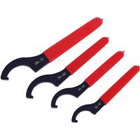 C Hook Spanner Wrench Nose Type Collet 38-42mm 5-52mm 55-62mm 68-72mm Open End Wrench For Round Nut With Anti-slip Handle