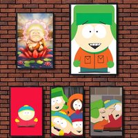 Kyle Stan South Park Cartman Wall Art Anime Canvas Painting Poster For Living Room Decoration Picture Home Decor