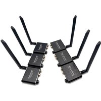 50M 2.4g 5.8G Wireless Audio Transmitter and Receiver Audio Extender Adapter W 3.5mm R/L RCA Converter for TV Box DVD PC Speaker