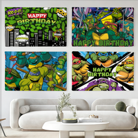 Game T-Teenage M-mutant N-Ninja T-Turtles flag Suitable For Party Club Outdoor Interior Wall Art Decoration Banner Gift