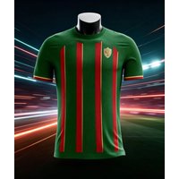 Men Amedspor 26-27 Home Soccer Jersey Short Sleeve Football Shirt Quick Dry Sports Tee Turkish Fans Training Family Matching