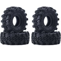 DJC Super Soft Sticky 1.0 Wheel Tires Mud Tires 60*25mm for 1/18 1/24 RC Crawler Axial SCX24 FMS FCX24 Enduro24 RC Car Upgrade
