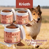 100g Maintenance Joint Intestinal Skin Care Immune Support Elderly Dog Tarkey Tail Pet Supplement Bacon Flavor Probiotics Agent