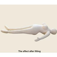 1.6m Doll Covers Flannel Fabric DIY Simulated Mannequin Hug Pillow Cover Cosplay Party Prop Decoration Soft Washable No Filling
