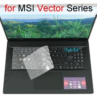 Keyboard Cover for MSI Vector 16 17 18 A18 HX A9W AI A2XW A14V GP66 GP76 Silicone Protector Skin Case Black