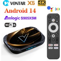 VONTAR X5 TV-Box Android 14 Amlogic S905X5M(S905A) 4GB 128GB 32GB 64GB 1000M LAN Wifi6 4K AV1 Media Player TV-Box Set-Top-Box
