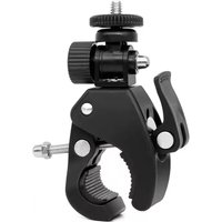 Universal 360 Degree Rotating 1/4 Camera DV Bike Bicycle Handlebar Clamp Bracket Tripod Mount Screw Clip For GOPRO Action Camera